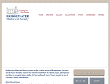 Tablet Screenshot of bridgewaterhistory.org